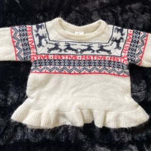 Baby Girl Christmas Sweater